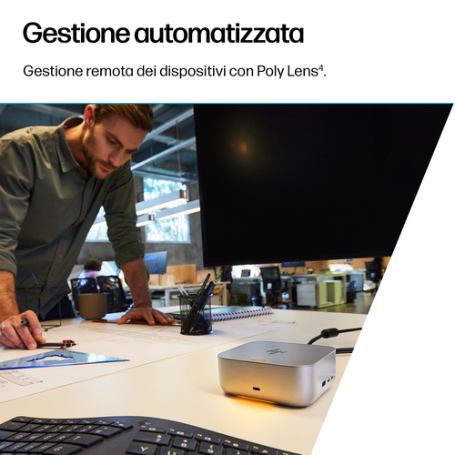 HP Dock Thunderbolt 4 Ultra 280 W G6. Tecnologia di connessione: Cablato, Interfaccia host: Thunderbolt 4, Fornitura di al