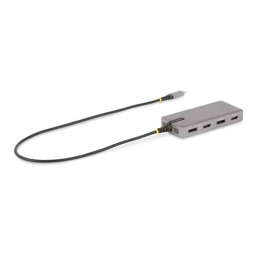 StarTech.com USB 3.2 (Gen 2) Type C Docking Station for Desktop PC, Notebook, Monitor - 15 W - Grey - 3 Displays Supported