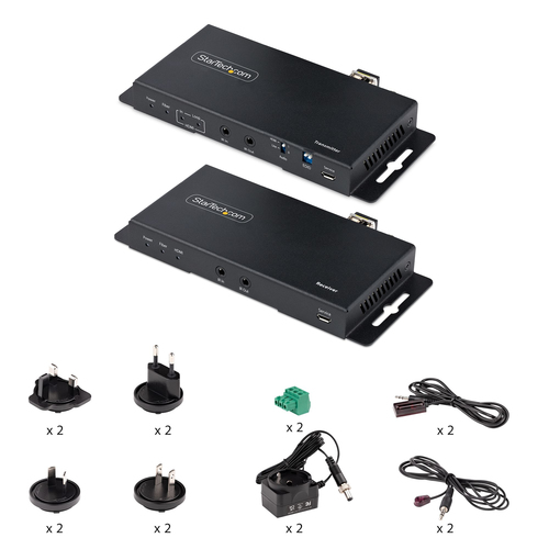 StarTech.com ST121HD20FXA2. Typ: AV-Sender & -Empfänger, Maximale Auflösung: 4096 x 2160 Pixel, Maximal mögliche Übertragu