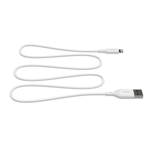 MOPHIE ESSENTIALS CABLE USB-A TO LIGHTNING 1M WHITE