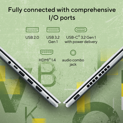 ASUS Vivobook 15 M1502YA-NJ590W. Product type: Laptop, Form factor: Clamshell. Processor family: AMD Ryzen™ 7, Processor m