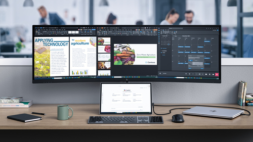 HP Series 5 Pro 49 inch DQHD Conferencing Monitor - 549pm. Display diagonal: 124.5 cm (49"), Display resolution: 5120 x 14