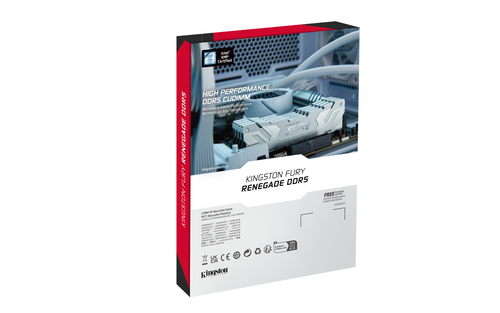 Kingston FURY Renegade Módulo RAM - 24 GB - DDR5-8800/PC-70400 DDR5 SDRAM - 8800 MHz Ramo único Memória - CL42 - 1,40 V - 