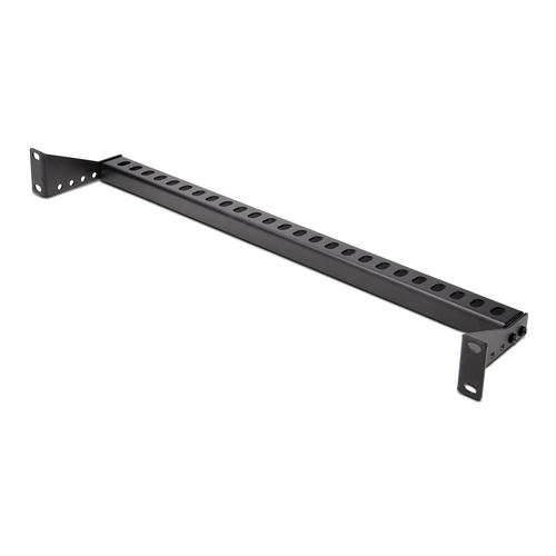 StarTech.com 12S-CABLE-LACING-BAR. Typ: Kabelabdeckleiste, Gehäusematerial: Stahl, Produktfarbe: Schwarz. Gewicht: 500 g