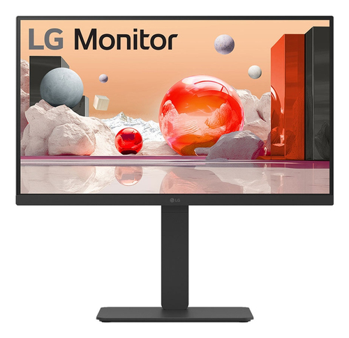 Monitor LED LG 24BA850-B 609,6 mm (24,0") Class Webcam Full HD - 16:9 - Nero tessuto - 60,5 cm (23,8") Viewable - Tecnolog