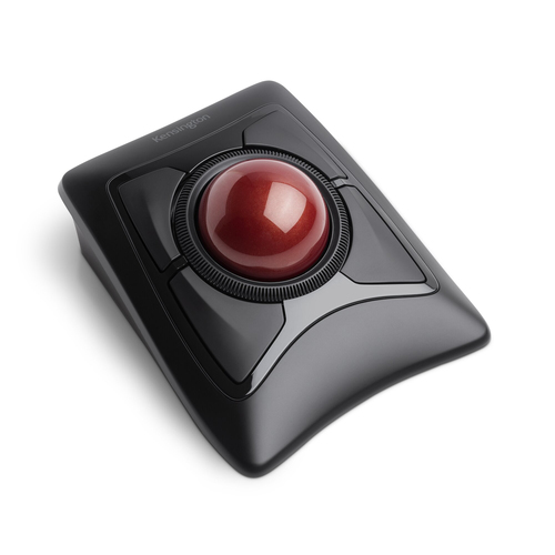 Kensington Expert Mouse Trackball - Bluetooth/Radio Frequency - USB - Optical - Black - Wireless - Trackball