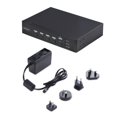 StarTech.com P4AD122M-KVM-SWITCH. Tastatur Porttyp: USB, Maus-Porttyp: USB, Video Porttyp: DisplayPort. HD-Typ: 4K Ultra H