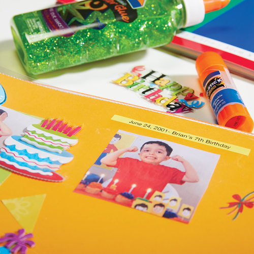 Mehrzwecketikett Dymo S0720790 - 6 mm Breite x 7 m Länge - Schwarz, Gelb