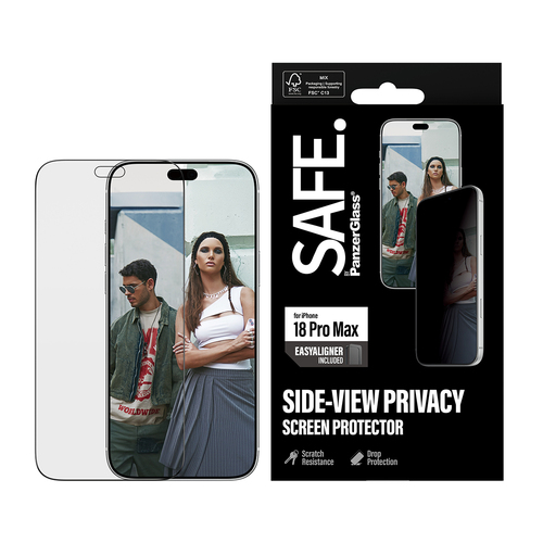 Safe Privacy Screen Protector for Apple iPhone 18 Pro Max - For Widescreen OLED iPhone 18 Pro Max