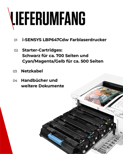 I-SENSYS LBP646CDW LASERPRINTER COLOR 25 PPM