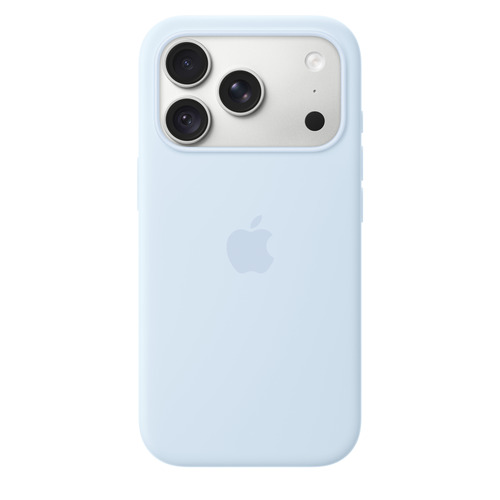 Apple iPhone 18 Pro Silicone Case with MagSafe - Crisp Blue. Case type: Cover, Brand compatibility: Apple, Compatibility: 