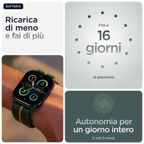 Motorola moto watch fit. Dimensioni diagonale schermo: 4,83 cm (1.9"), Tecnologia display: OLED, Touch screen. GPS (satell