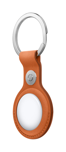 AIRTAG FINEWOVEN KEY RING - FOX ORANGE