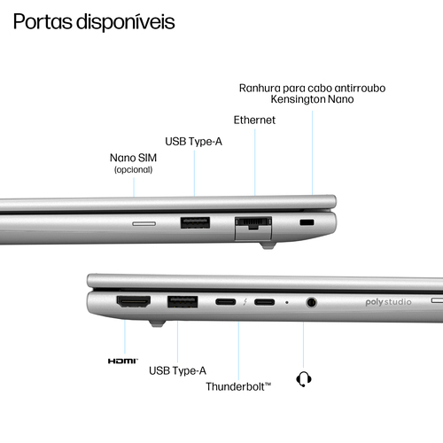 HP EliteBook 6 G1i 40,6 cm (16") Notebook - WUXGA - 60 Hz - Intel Core Ultra 5 235U - 16 GB - 512 GB SSD - Intel Chip - 19