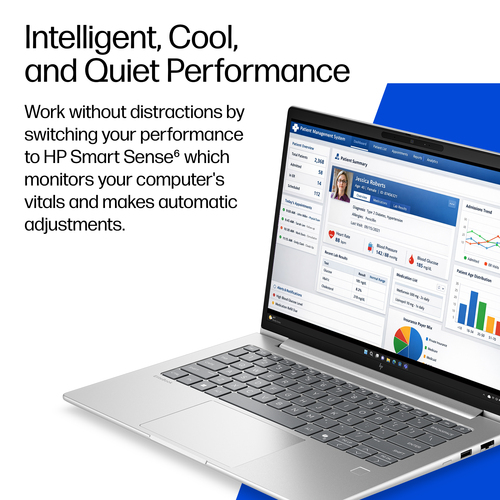 HP EliteBook 6 G2i Next Gen AI PC. Product type: Laptop, Form factor: Clamshell. Processor family: Intel Core Ultra 5, Pro