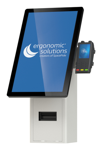 Ergonomic Solutions SpacePole Kiosk SpacePole Mini Kiosk Wall Mounted. Product type: Kiosk set, Product colour: White, Mat
