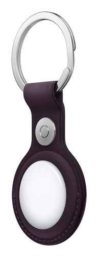 Apple AirTag FineWoven Key Ring - Blackberry. Type: Case, Product colour: Blackberry, Brand compatibility: Apple. Package 
