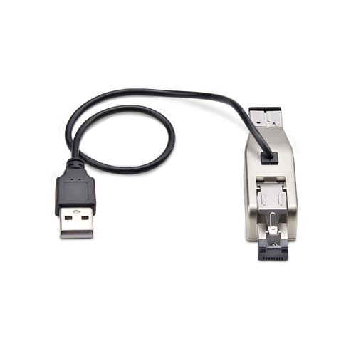 StarTech.com Gigabit Fiber to RJ45 Ethernet Media Converter Dongle, USB Powered, SMF/MMF, Single/Multimode Optical Fiber, 