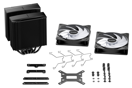 be quiet! Pure Rock Pro 3 LX BK043 Kühllüfter - 120 mm Maximum Fan Diameter - 6 x Heat Pipe(s) - Rillenlager - Compatible 