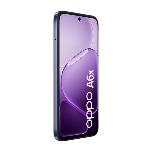 OPPO A6x AI Smartphone, doppia fotocamera 13MP+QVGA, Selfie 5MP, Display 6.75” 120HZ IPS HD+, 6100mAh, RAM 4GB(Esp1GB/2GB/