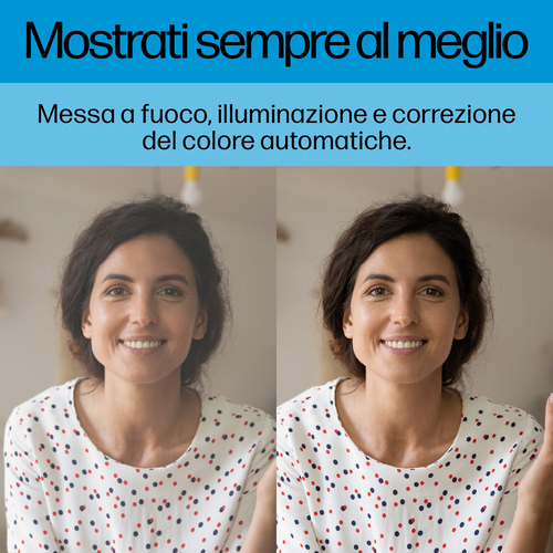 Webcam HP 435 - 2 Megapixel - 60 fps - Nero - USB 2.0 tipo A - Full HD - 1920 x 1080 Video - Auto focus - 85° Angle - Mont