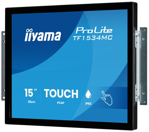 iiyama ProLite TF1534MC-B8X. Bildschirmdiagonale: 38,1 cm (15"), Display-Auflösung: 1024 x 768 Pixel, HD-Typ: XGA, Bildsch