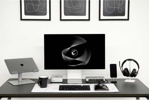 Kensington H3000 Wireless Over-the-ear, Over-the-head Stereo Headset - Black - Google Assistant, Siri - Binaural - Ear-cup