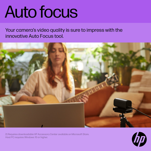 HP 325 FHD Webcam. Megapixel (approx.): 5 MP, Maximum video resolution: 1920 x 1080 pixels, Camera HD type: Full HD. Inter