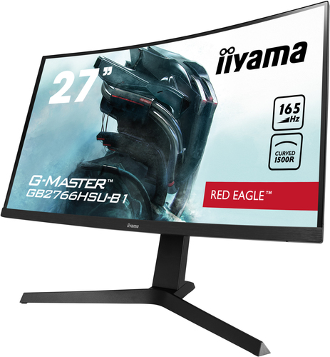 iiyama G-MASTER Red Eagle GB2766HSU-B1 27"" Class Full HD Curved Screen Gaming LCD Monitor - 16:9 - Matte Black - 68.6 cm 