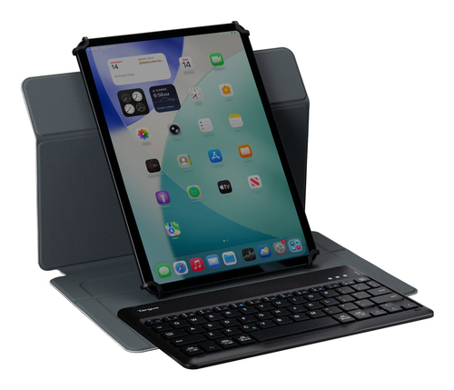 Targus Safe Fit THZ998ES Tastatur/Cover für 24,1 cm (9,5 Zoll) bis 29,2 cm (11,5 Zoll) Apple iPad Air 11 (2024) Tablet - S