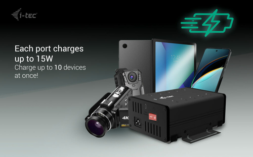 i-tec USB Hub - USB 3.2 (Gen 1) Type C - 60 MB/s, 640 MB/s - Desktop - Desktop - 10 Total USB Port(s) - PC