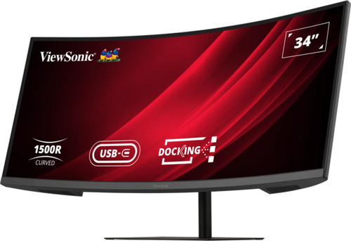 ViewSonic VG3419C-2 34 Zoll Klasse UW-QHD Gekrümmter Bildschirm LED-Monitor - 21:9 Format - 86,4 cm (34 Zoll) Viewable - V