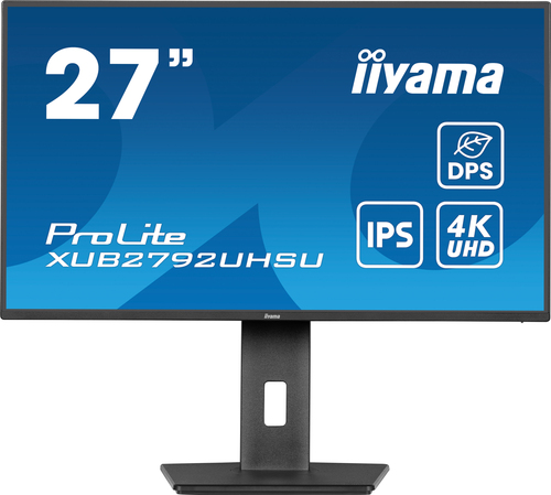 iiyama ProLite XUB2792UHSU-B6 27 Zoll Klasse 4K UHD LED-Monitor - 16:9 Format - Mattschwarz - 68,6 cm (27 Zoll) Viewable -