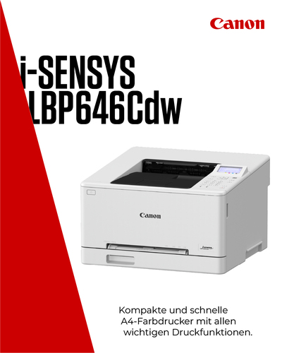 I-SENSYS LBP646CDW LASERPRINTER COLOR 25 PPM