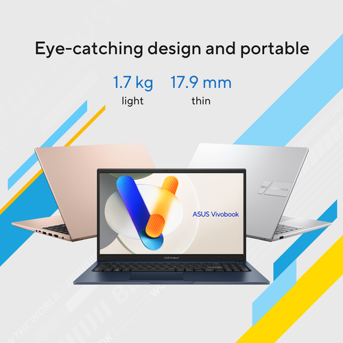 ASUS Vivobook 15 X1504VA-BQ4263W. Product type: Laptop, Form factor: Clamshell. Processor family: Intel Core 5, Processor 