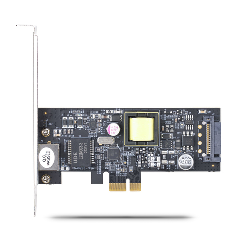 StarTech.com 1-Port 2.5Gbps PCI Express PoE Network Card, Intel I225-V, PCIe 802.3af/at PoE+ Multi-Gigabit NIC, SATA Power