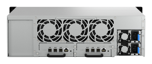 QNAP TL-R1620SDC Laufwerksgehäuse 12Gb/s SAS, SATA/600 - Mini-SAS HD Host Interface - 3U Rackmount - Hot-Swapping-fähige E