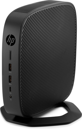 HP t640. Processor frequency: 2.4 GHz, Processor family: AMD Ryzen Embedded, Processor model: R1505G. Internal memory: 4 G