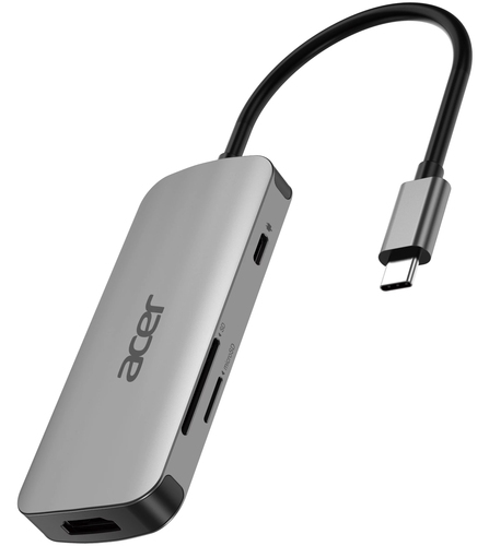 ACER 7-IN-1 TYP-C DONGLE 3X USB-A 1X HDMI MICROSD/SD