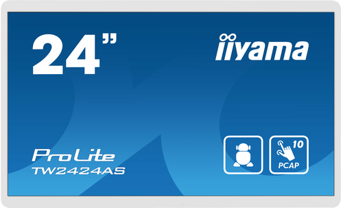 iiyama ProLite TW2424AS-W1 24 Zoll Klasse LED-Touchscreen-Monitor - 16:9 Format - 14 ms Reaktionszeit - 60,5 cm (23,8 Zoll