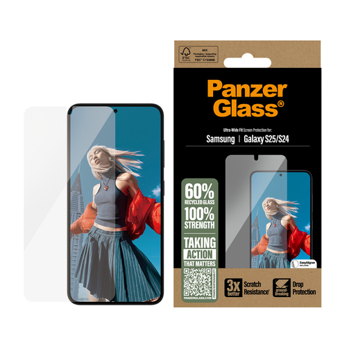 PANZERGLASS SCREEN PROTECTOR SAMSUNG GALAXY S24/S25 UWF
