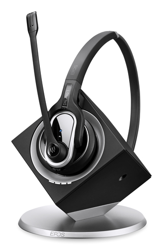 EPOS IMPACT Kabellos Auf den Ohren Mono Headset - Schwarz - Monaural - 18000 cm Reichweite - DECT - Geräuschunterdrückung 