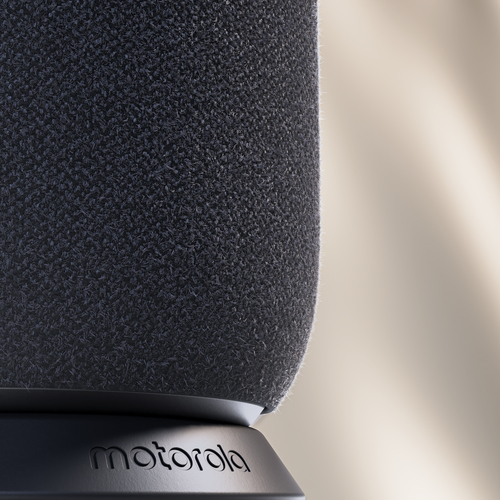 Motorola Mobility Portable Bluetooth Speaker System - 30 W RMS - Carbon - Wireless LAN - Battery Rechargeable