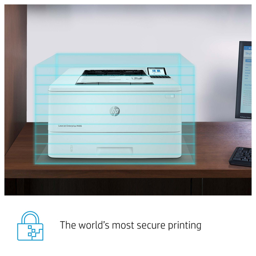 HP LaserJet Enterprise M406dn - Desktop Kabel Laserdrucker - Monochrom - 40 ppm Monodruck - 1200 x 1200 dpi Druckauflösung