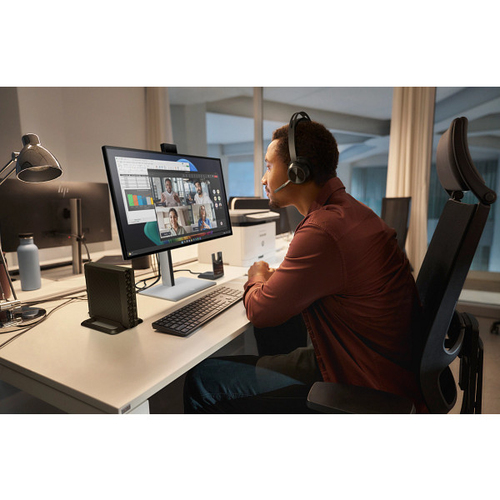 HP EliteDesk 8 G1i Desktop Computer - Intel Core Ultra 7 265 - vPro Technology - 16 GB - 512 GB SSD - Mini PC - Jack Black
