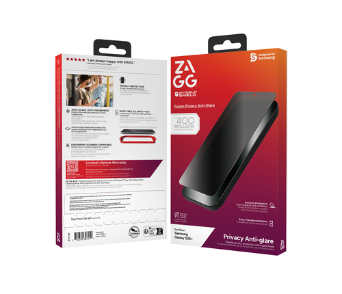 InvisibleShield Fusion Privacy AG Samsung Galaxy S25+ Screen. Brand compatibility: Samsung, Compatibility: Galaxy S25+, Pr