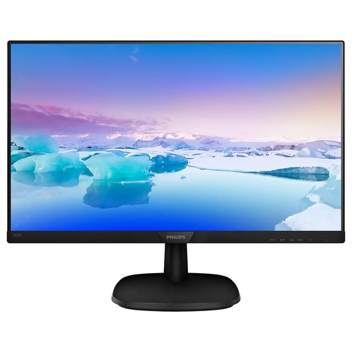 Philips V-line 243V7QDSB Full HD Monitor LCD - 16:9 - Preto - 60,5 cm (23,8") Viewable - WLED Backlight - 1920 x 1080 - 16