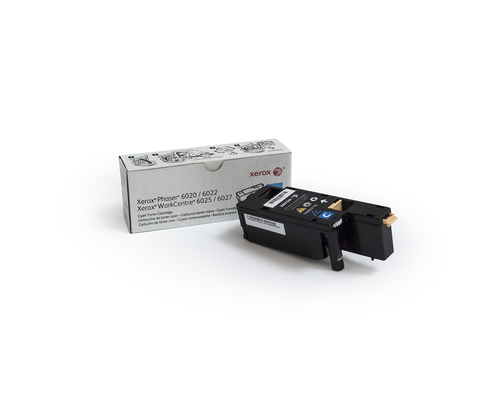 Xerox Genuine Phaser® 6020/6022, WorkCentre® 6025/6027 Cyan Standard capacity Toner Cartridge (1000 Pages) - 106R02756. Co
