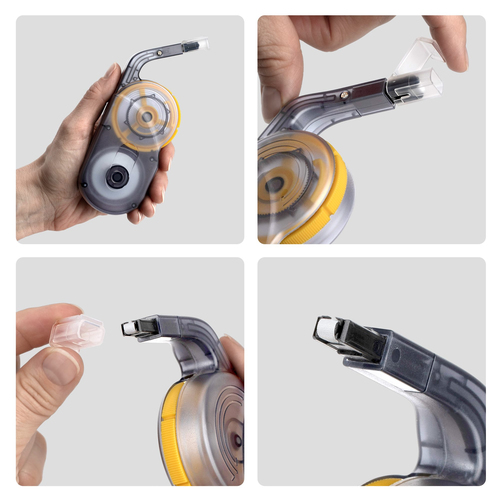 StarTech.com Glasfaser-Reinigungsstift, MPO-Faserreiniger für MPO/MTP-16 Glasfaserports und Stecker, Fiber cleaner/Glasfas