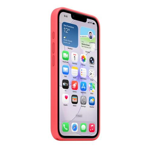 Apple Hülle Smartphone - Softtouch, Seidig - Kratzfest, Sturzsicher - Silikon, MicroFiber - Kann drahtlos geladen werden
